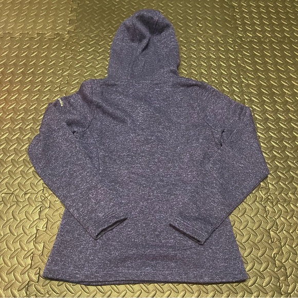 Columbia Hoodie Pullover Sweatshirt 1/4 Button Up Purple Blue Size Small - Picture 4 of 8